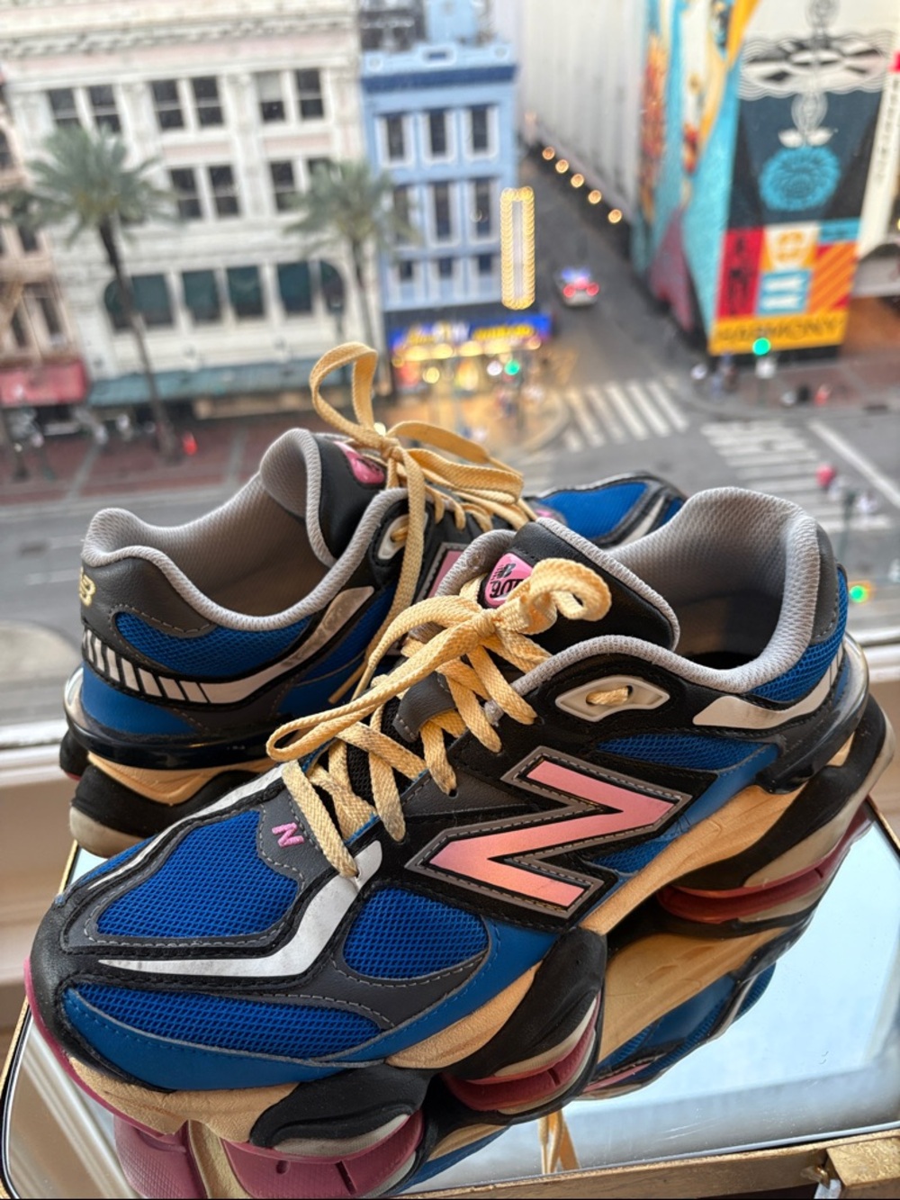 New Balance 9060 Blue Oasis Real Pink
